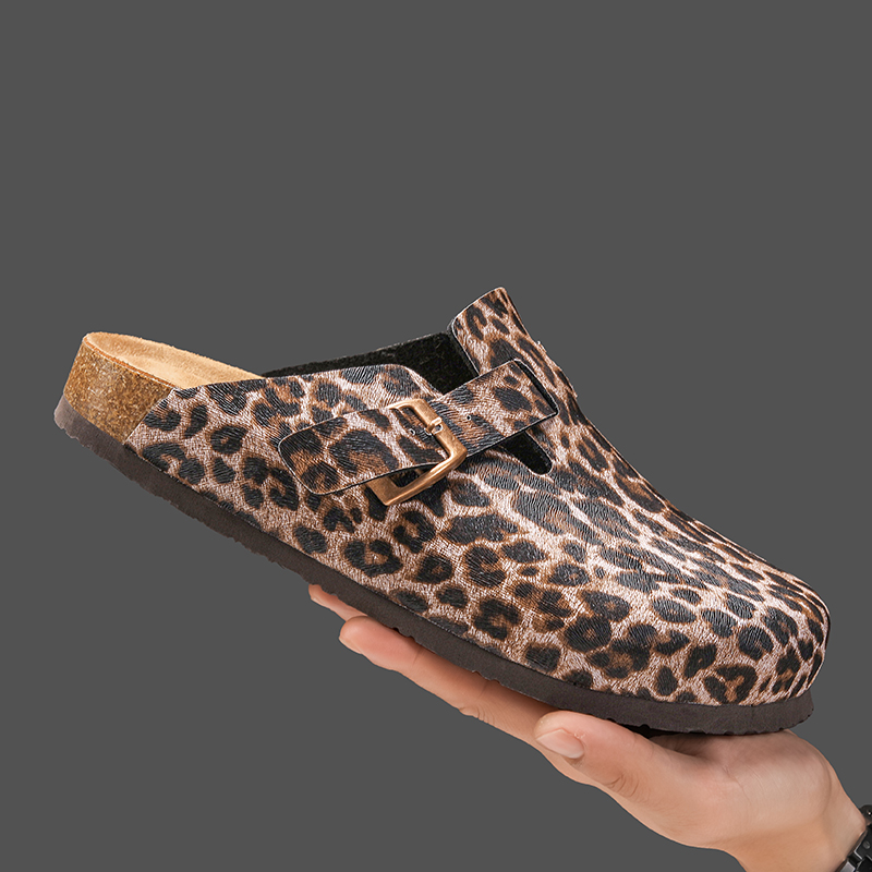 Women'S Shoes With Arch Support - Retro Cork Clogs Slippers For Men