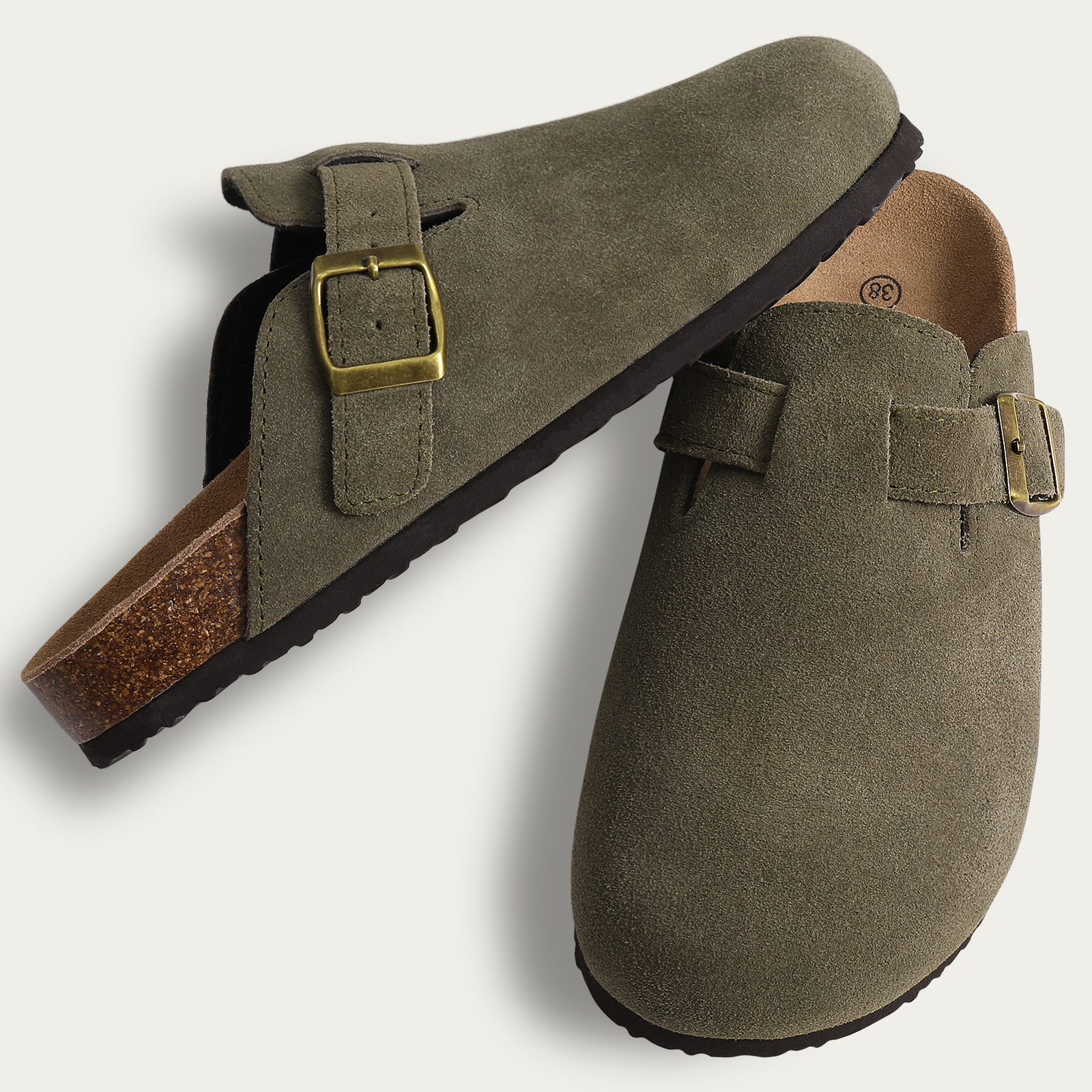 Women'S Shoes With Arch Support - Fashion Women's Suede Mules Slippers Men