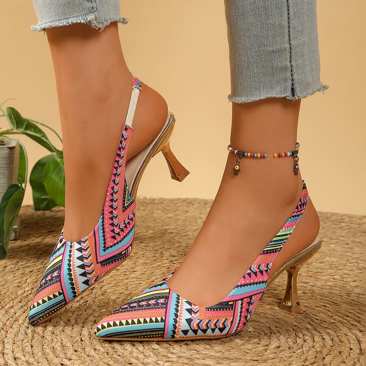 Women Shoes Luxury Brand - Women Sandals Colorful High Heels Sandals