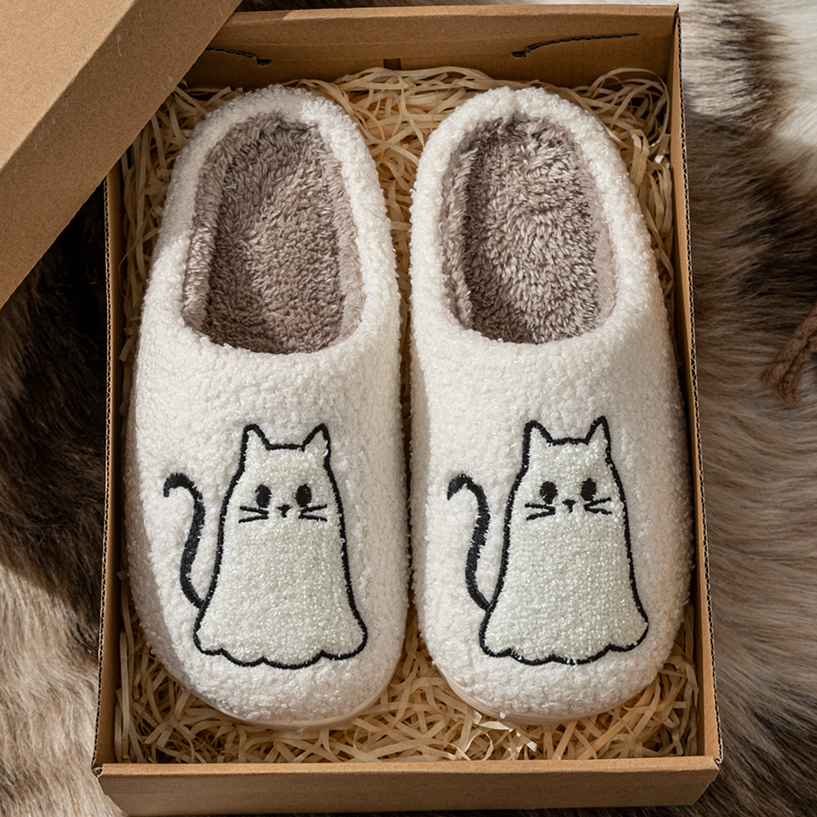 Women Shoes Winter - Fashion Cute Line Cat Exquisite Women's