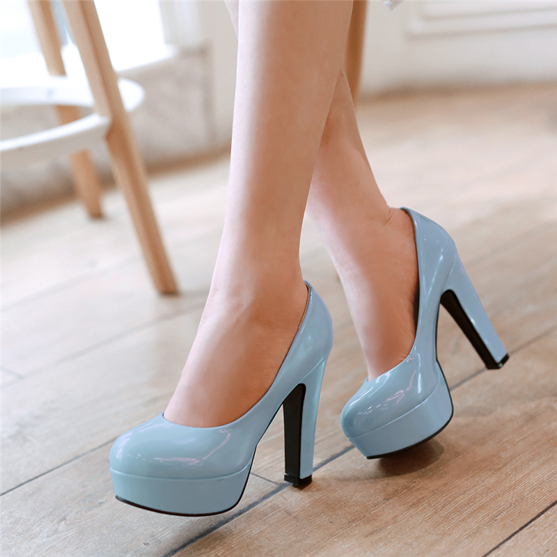 Elegant Women High Heels Platf - Patent Leather Pump recensie en prijs