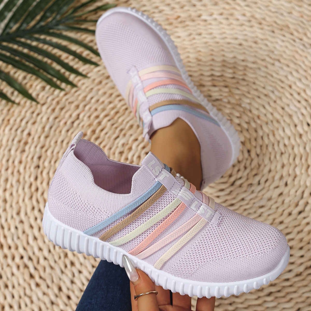 Delicate Rainbow with Pink Sho - Women'S Shoes For Plantar Fasciitis recensie en prijs