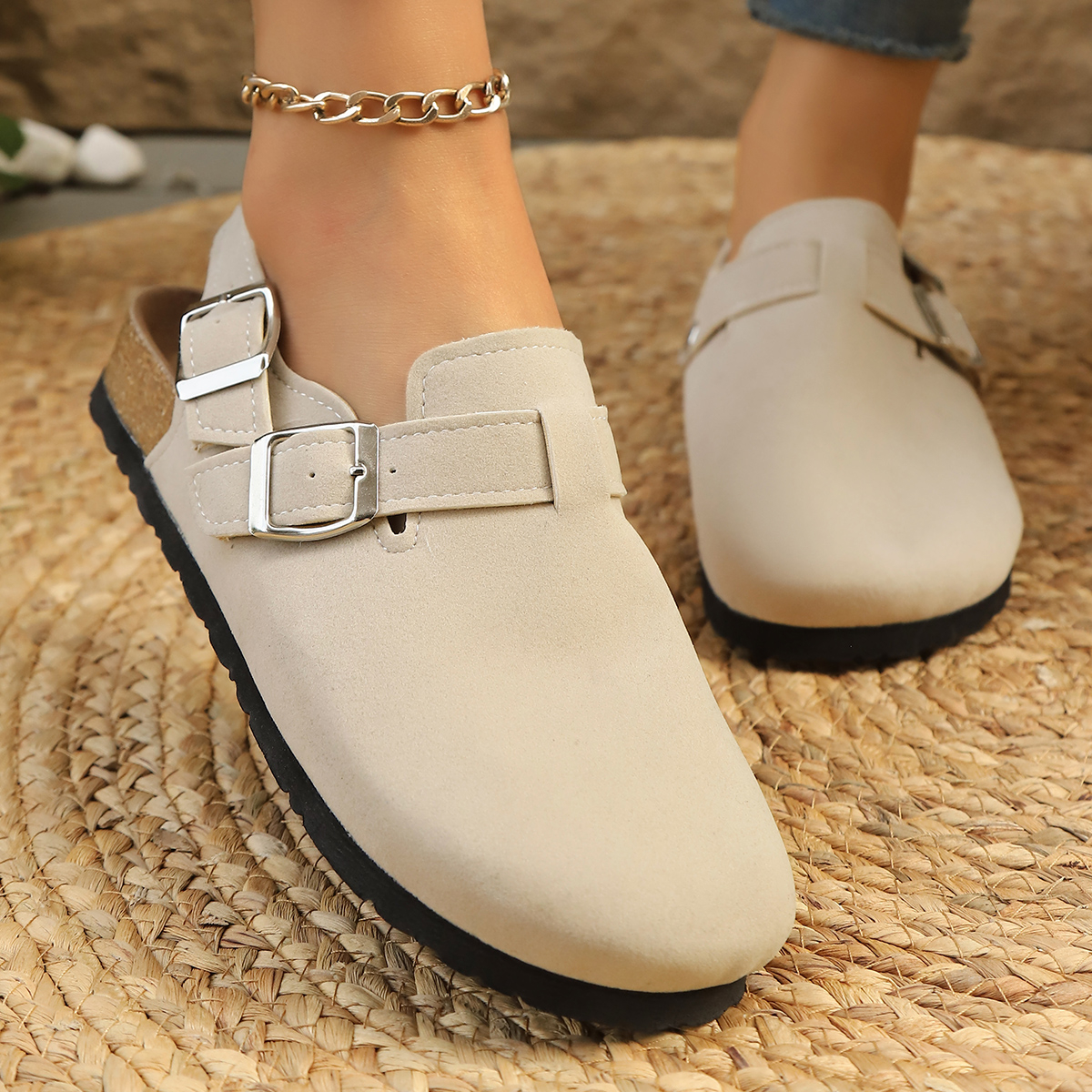 Litfun Suede Women's Clogs wit - Women'S Shoes With Arch Support recensie en prijs