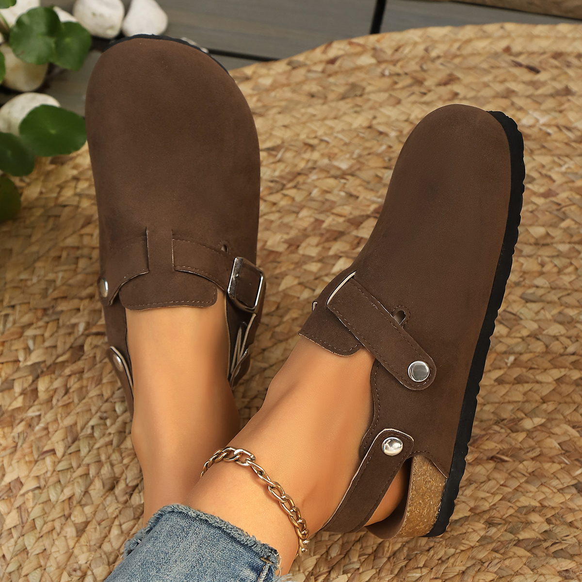 Litfun Suede Women's Clogs wit - Women'S Shoes With Arch Support recensie en prijs