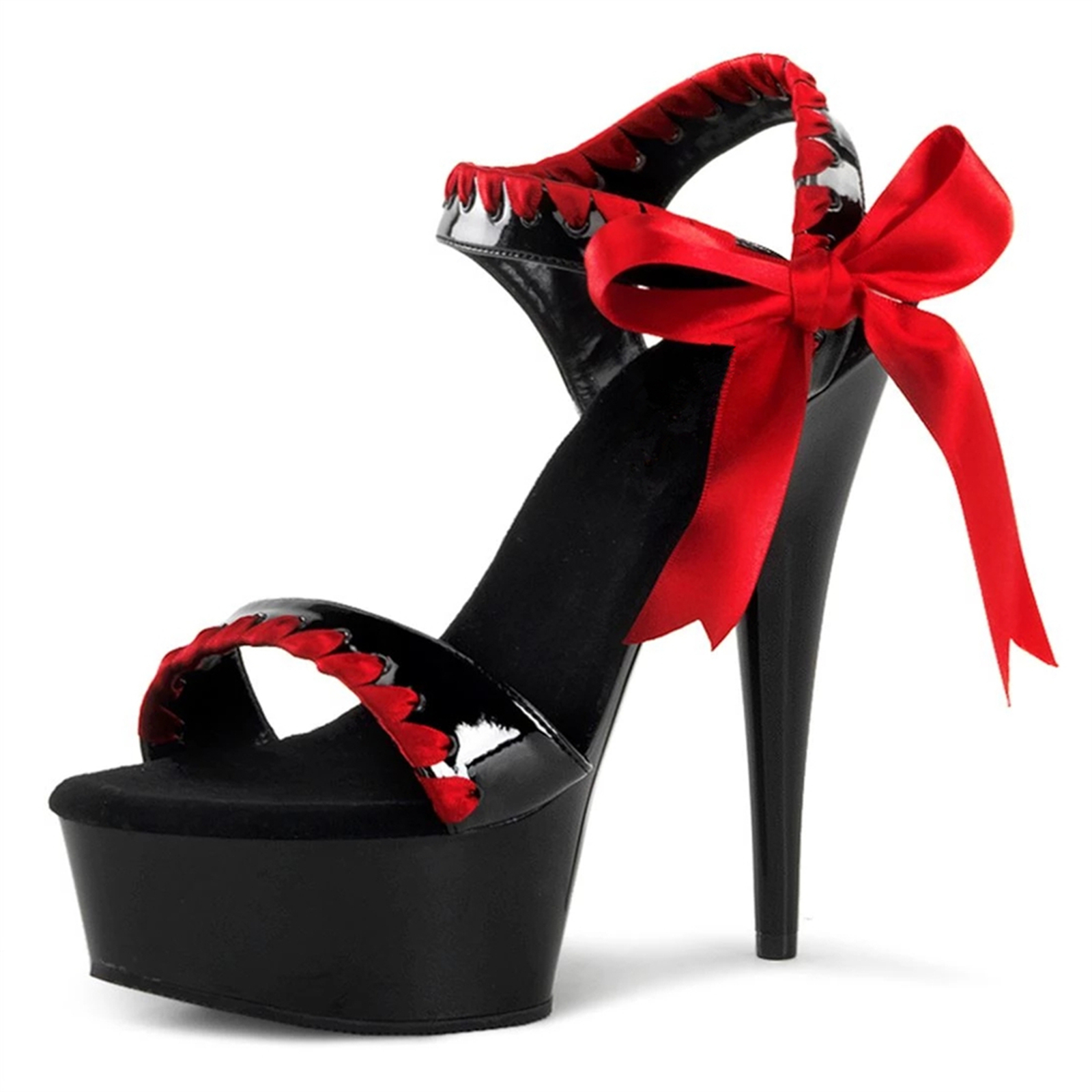 Neo Gothic Heels 15cm - Black  - Wide Fit Heels recensie en prijs