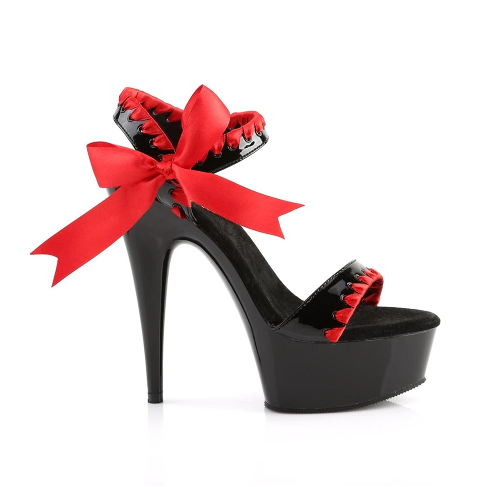 Neo Gothic Heels 15cm - Black  - Wide Fit Heels recensie en prijs