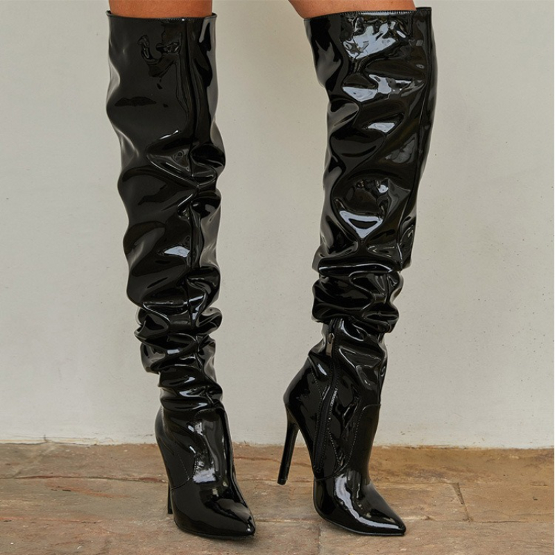 Women's Boots Over The Knee Sh - Patent Leather Pump recensie en prijs
