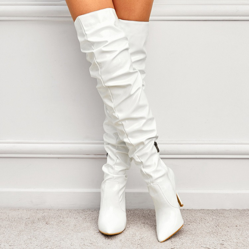 Women's Boots Over The Knee Sh - Patent Leather Pump recensie en prijs