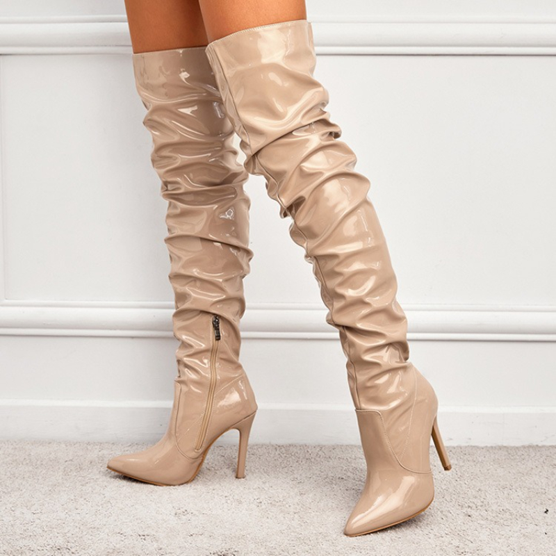 Women's Boots Over The Knee Sh - Patent Leather Pump recensie en prijs