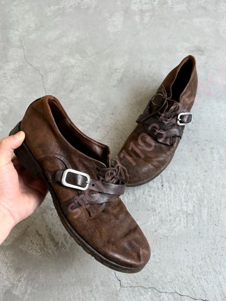 2026 Retro Distressed Brown Le - Women'S Shoes To Men'S recensie en prijs