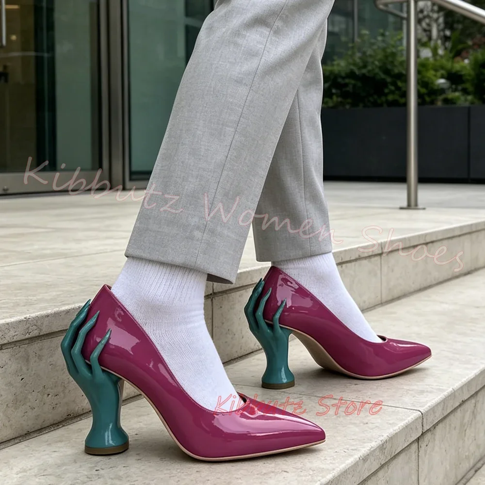 Hand Shape Heel Pumps Pointed  - Women'S Shoes Hands Free recensie en prijs