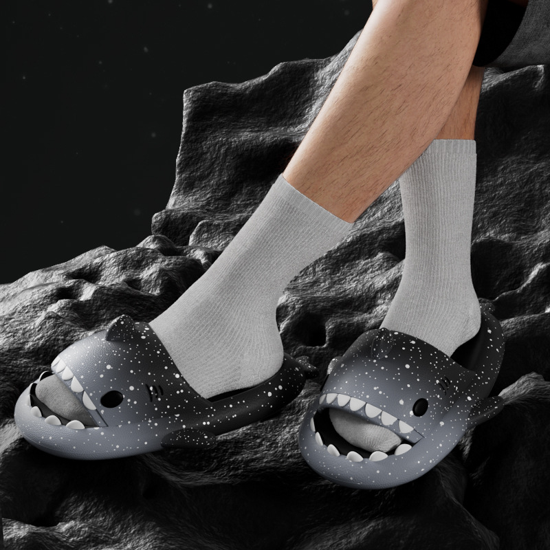 Cute Cartoon Shark Slippers Fo - Women'S Shoes To Men'S recensie en prijs