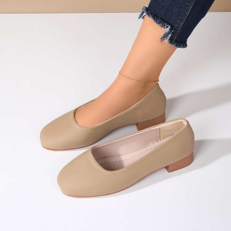 Soft Leather Round Toe Slip-On - Slingback Pumps Women recensie en prijs