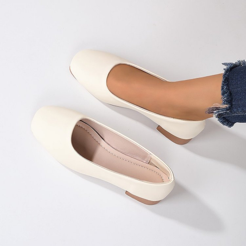 Soft Leather Round Toe Slip-On - Slingback Pumps Women recensie en prijs