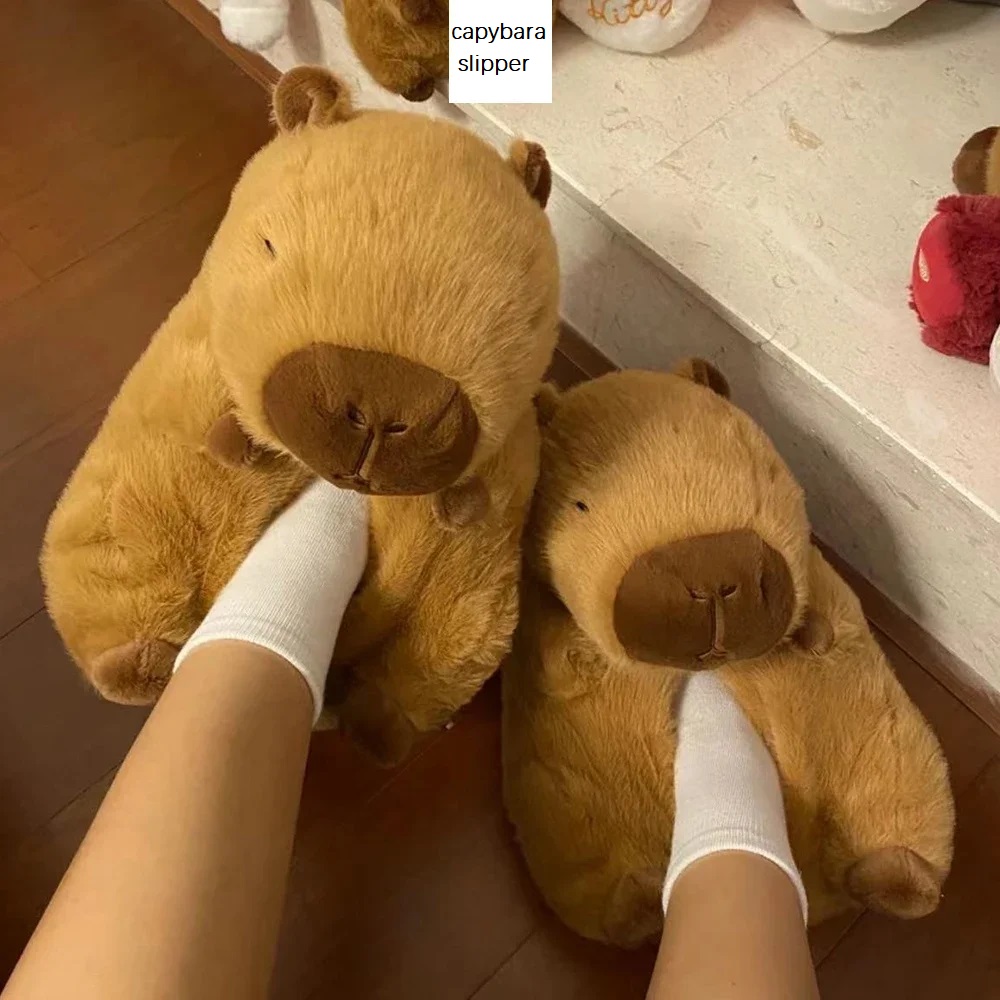 Novelty capybara slippers unis - Women Shoes Winter recensie en prijs