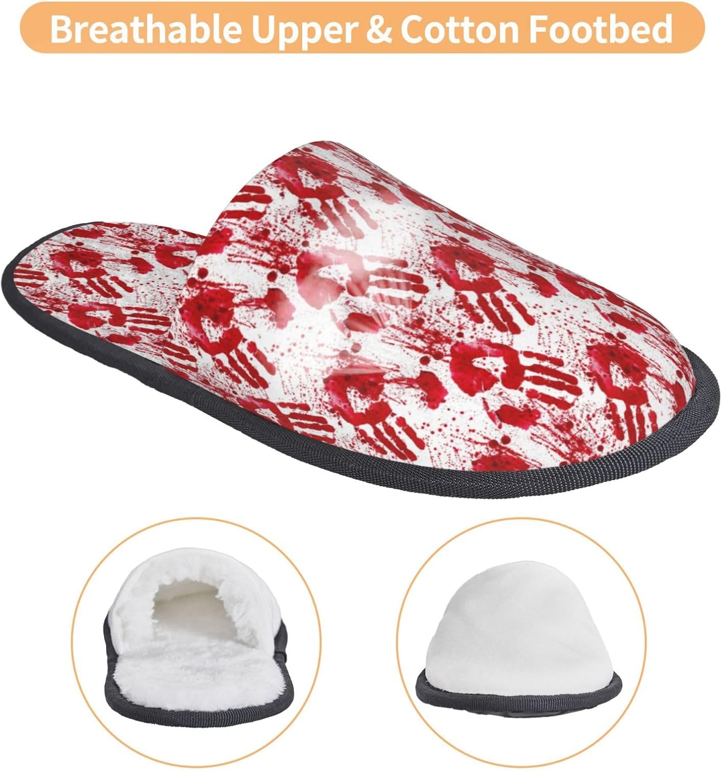 Bloody Hand Print Women Slippe - Women'S Shoes Hands Free recensie en prijs