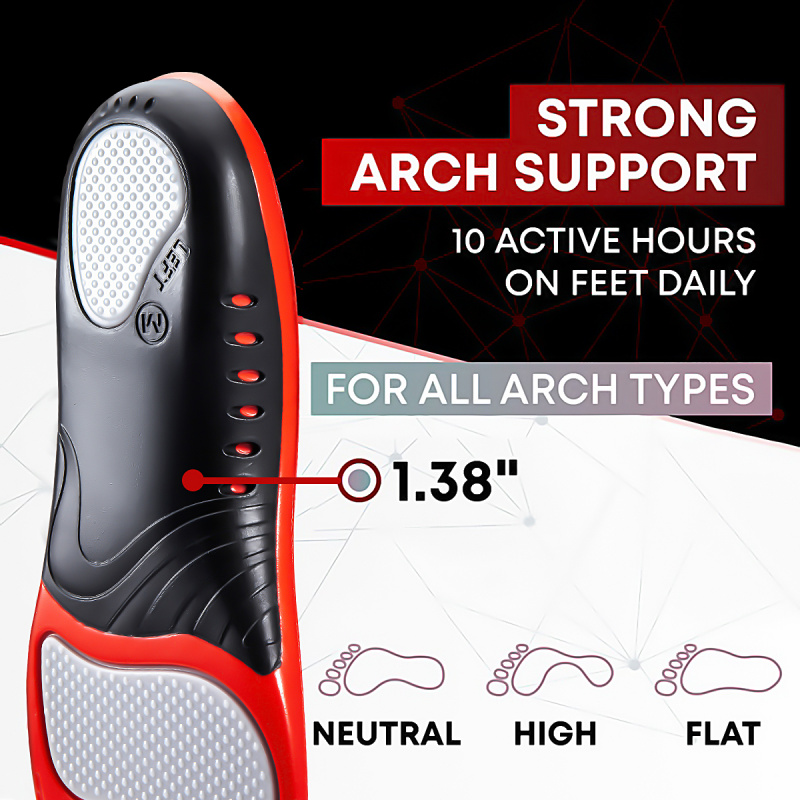 Premium Silicone Gel Insoles f - Women'S Shoes For Plantar Fasciitis recensie en prijs