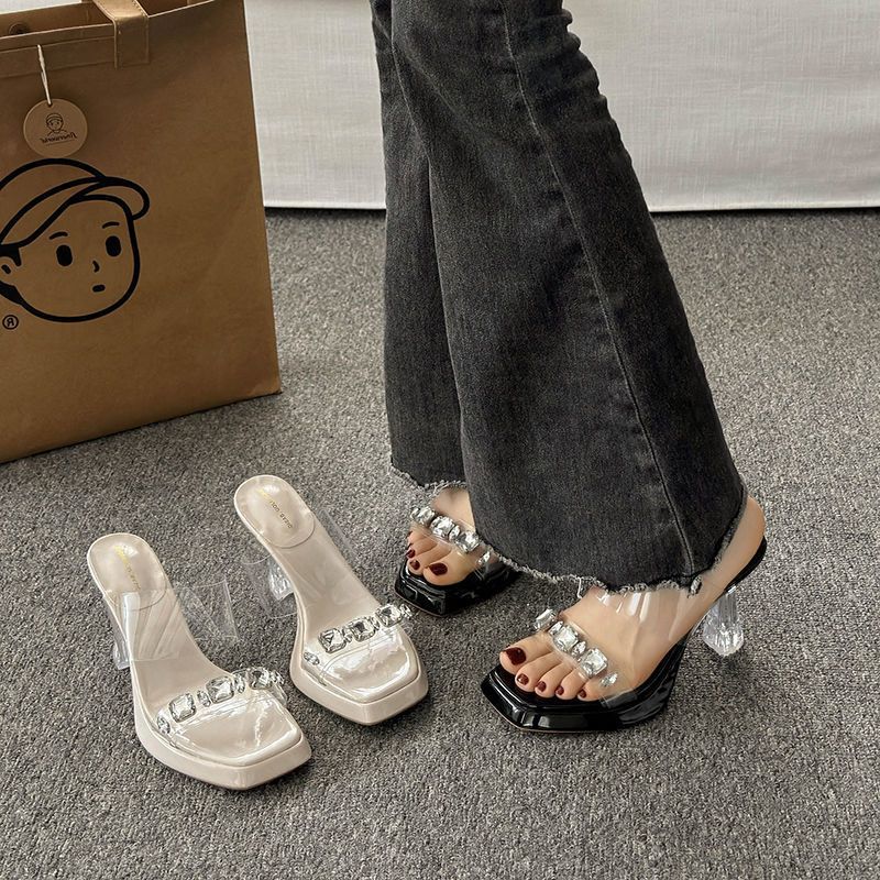 Women One Strap Sandals Summer - Clear Strap Heel recensie en prijs