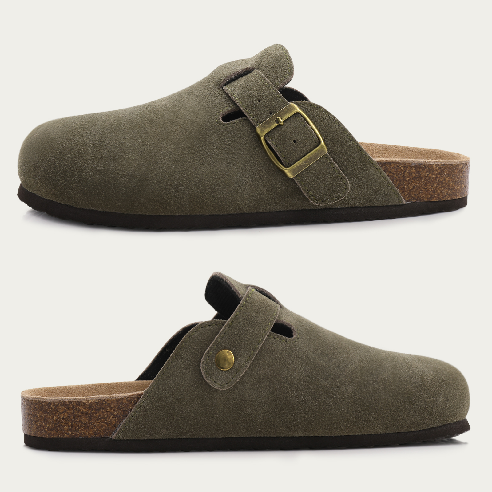 Fashion Women's Suede Mules Sl - Women'S Shoes With Arch Support recensie en prijs