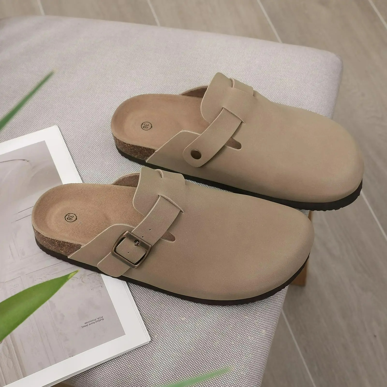 Fashion Women's Suede Mules Sl - Women'S Shoes With Arch Support recensie en prijs