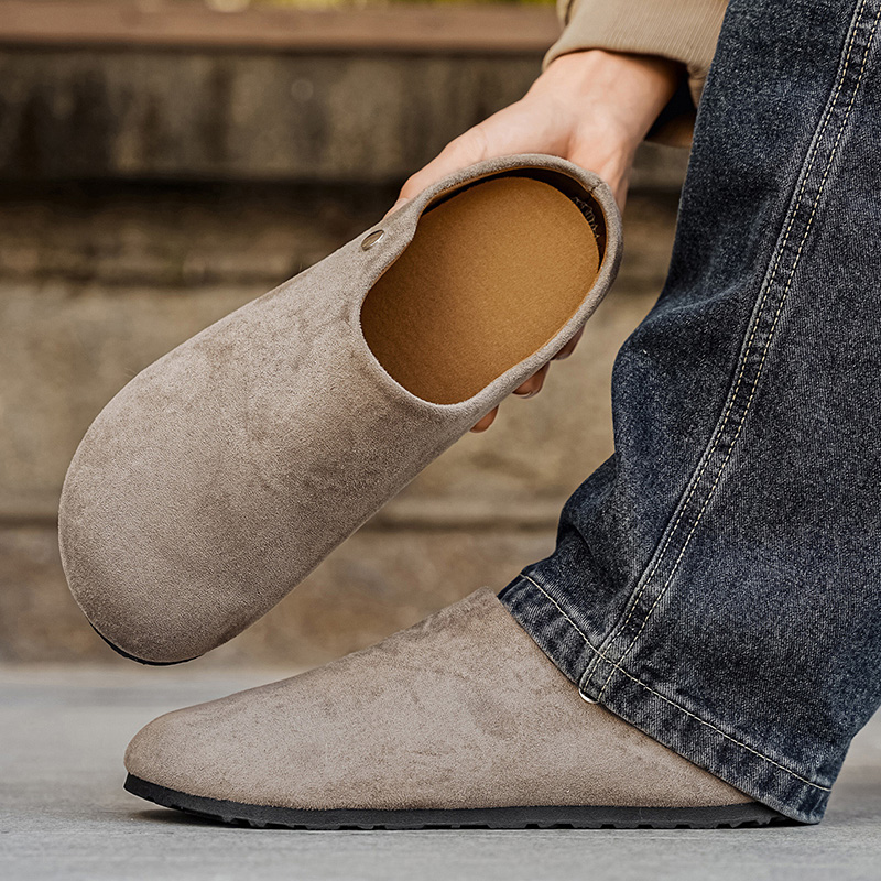 Men Suede Leather Slippers Mul - Women'S Shoes With Arch Support recensie en prijs