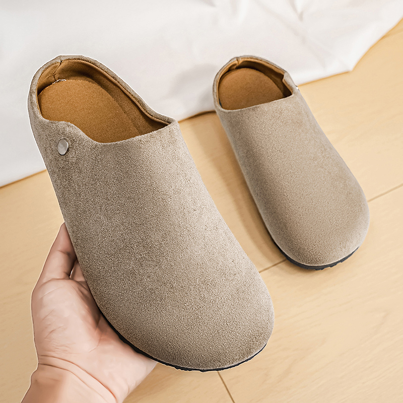 Men Suede Leather Slippers Mul - Women'S Shoes With Arch Support recensie en prijs