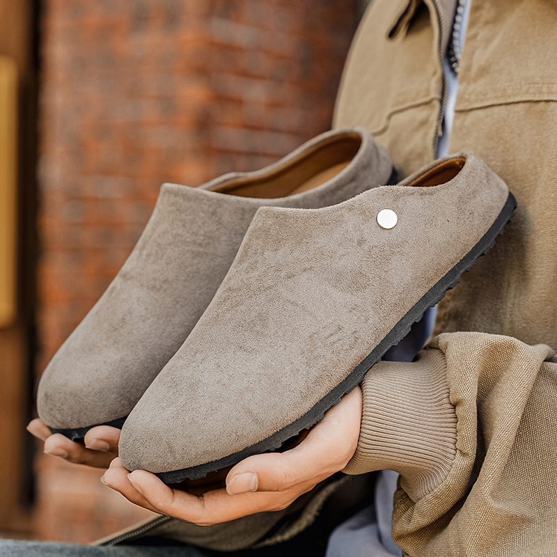 Men Suede Leather Slippers Mul - Women'S Shoes With Arch Support recensie en prijs