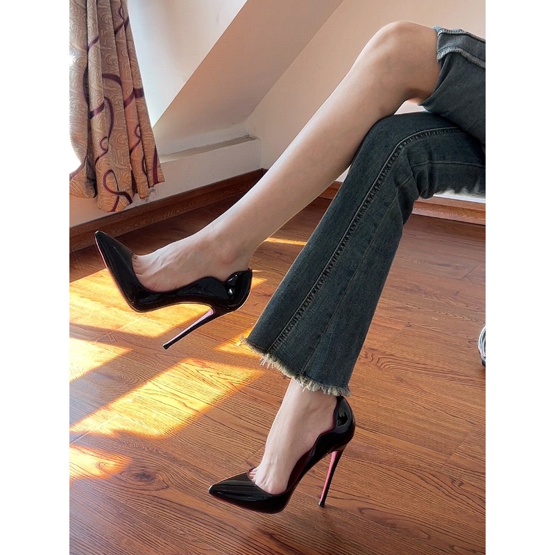 Spring shallow mouth patent le - Patent Leather Pump recensie en prijs