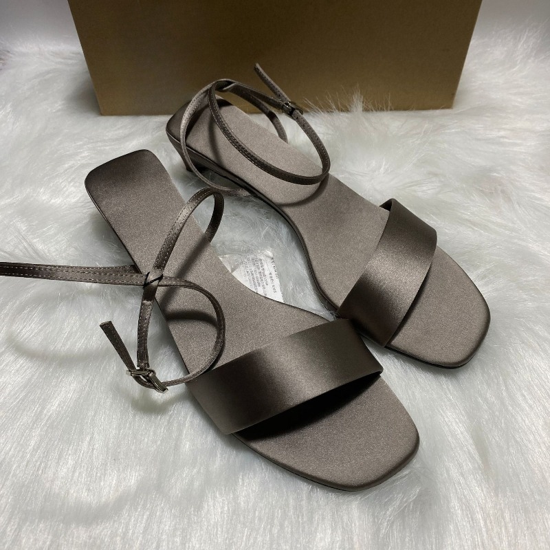Luxury Satin Ankle Strap Low H - Women Shoes Luxury Brand recensie en prijs