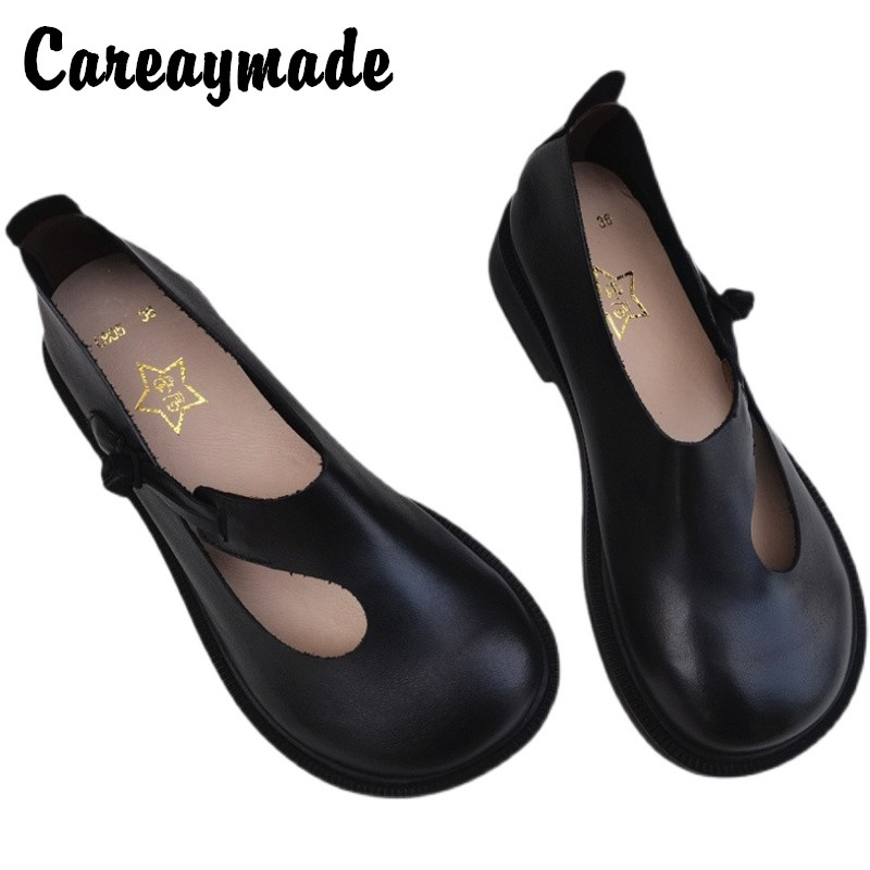 Careaymade-Genuine leather big - Slingback Pumps Women recensie en prijs