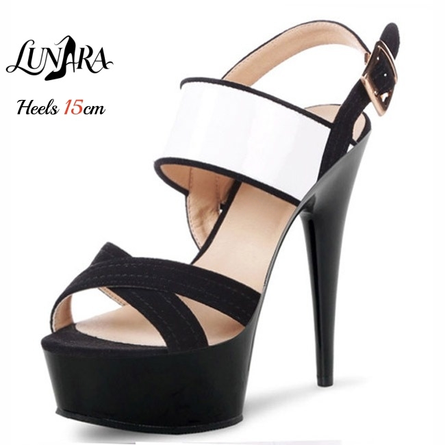 15cm/6Inch Clear Platform Stil - Clear Strap Heel recensie en prijs