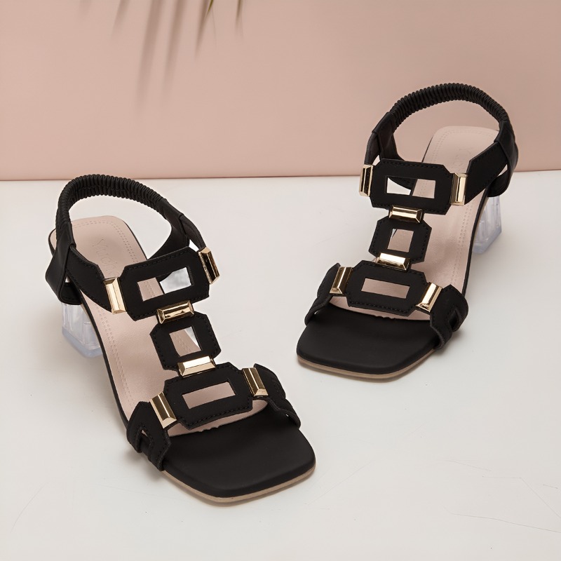 Fashion Plus Size Simple Elega - Clear Strap Heel recensie en prijs