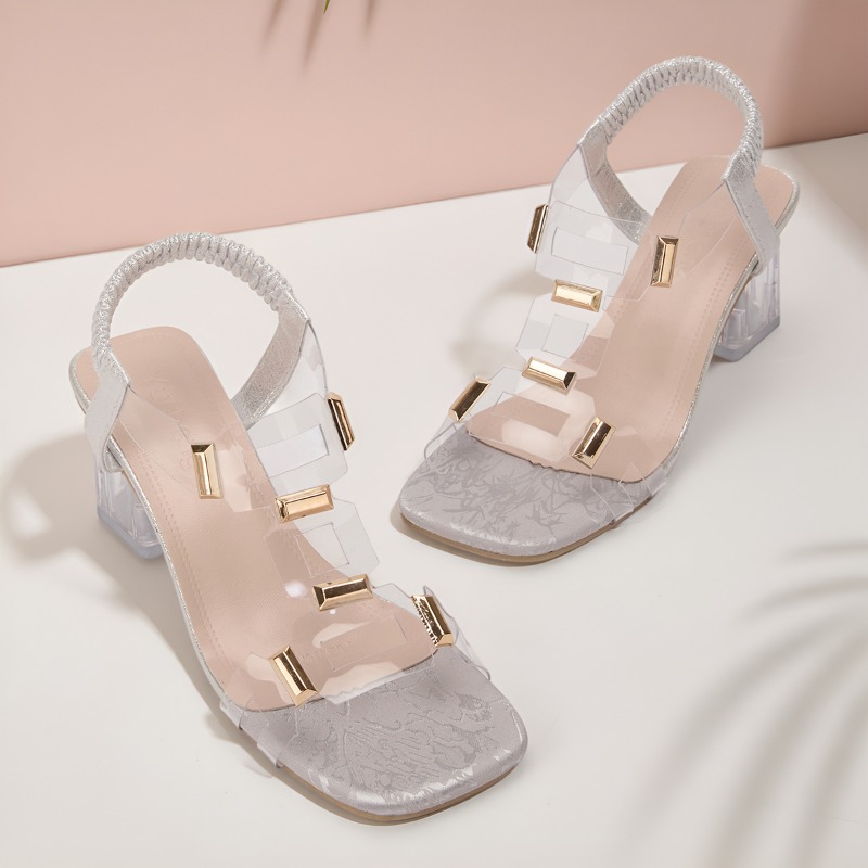 Fashion Plus Size Simple Elega - Clear Strap Heel recensie en prijs