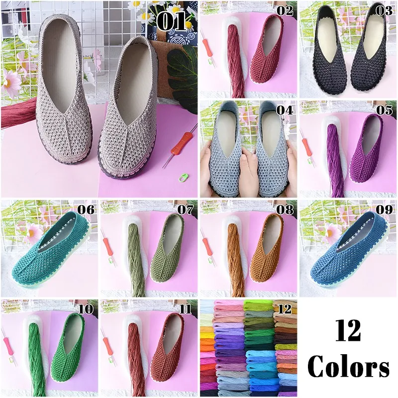 Handwoven DIY Shoes Crocheted  - Women'S Shoes Hands Free recensie en prijs