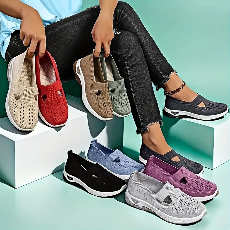 Womens Spring Summer Knit Slip - Women'S Shoes For Plantar Fasciitis recensie en prijs
