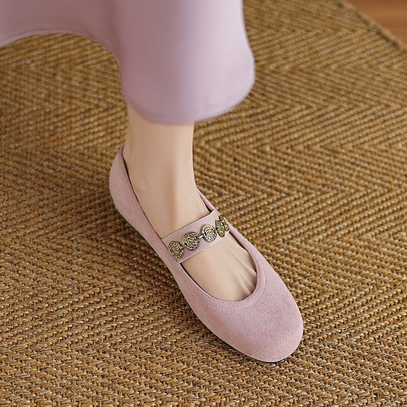 SIMLOVEYO Pink Women Flats Rou - Women'S Shoes Extended Sizes recensie en prijs