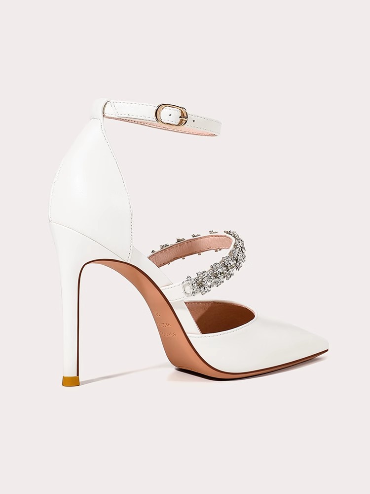 Low-heeled thin high-heeled we - Wide Fit Heels recensie en prijs