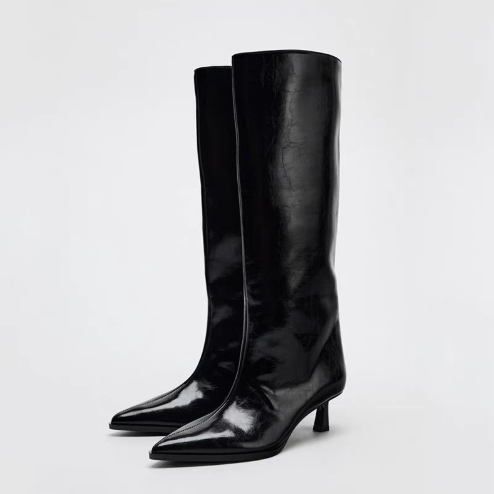2026 Wide Boot Tube Pointed To - Wide Fit Heels recensie en prijs
