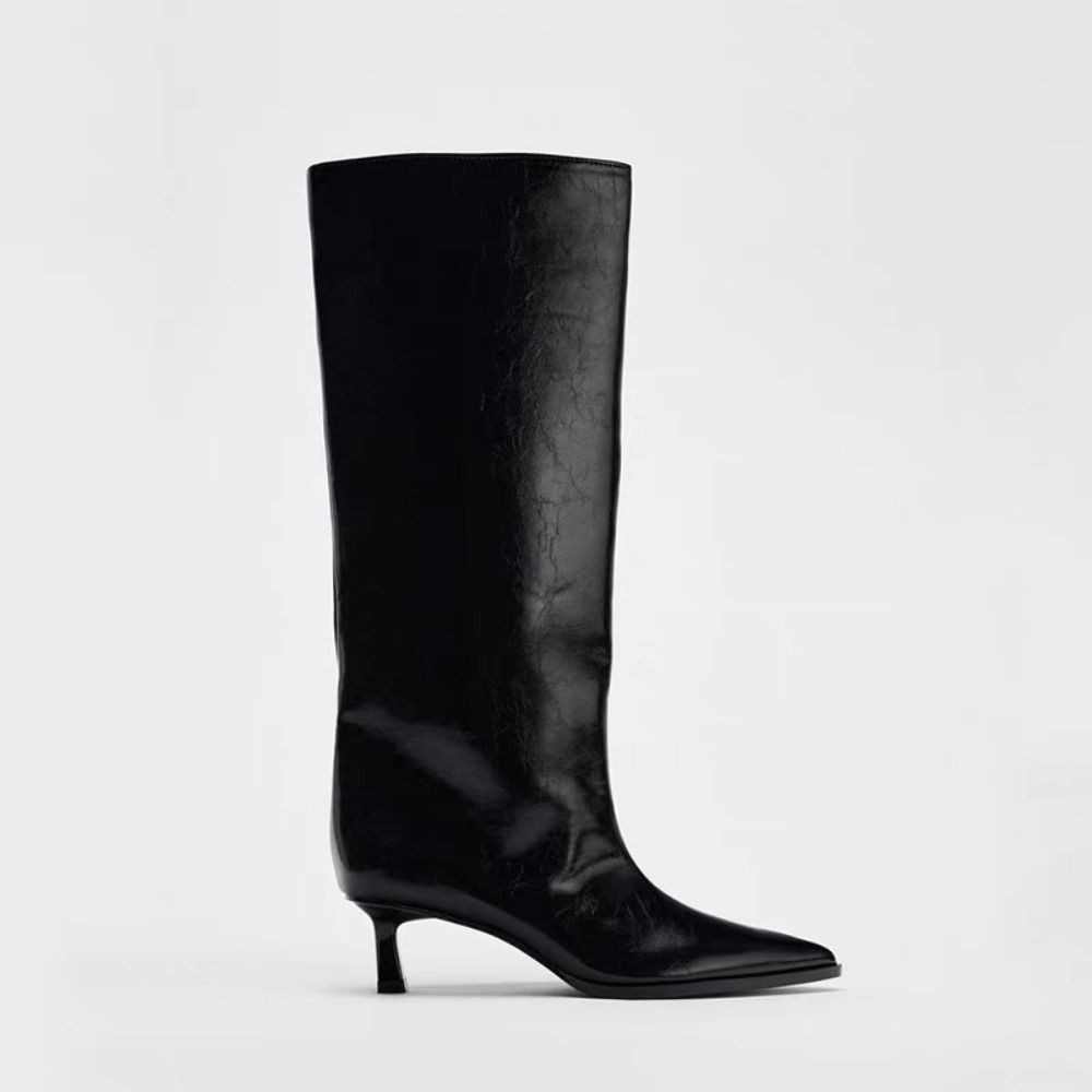 2026 Wide Boot Tube Pointed To - Wide Fit Heels recensie en prijs