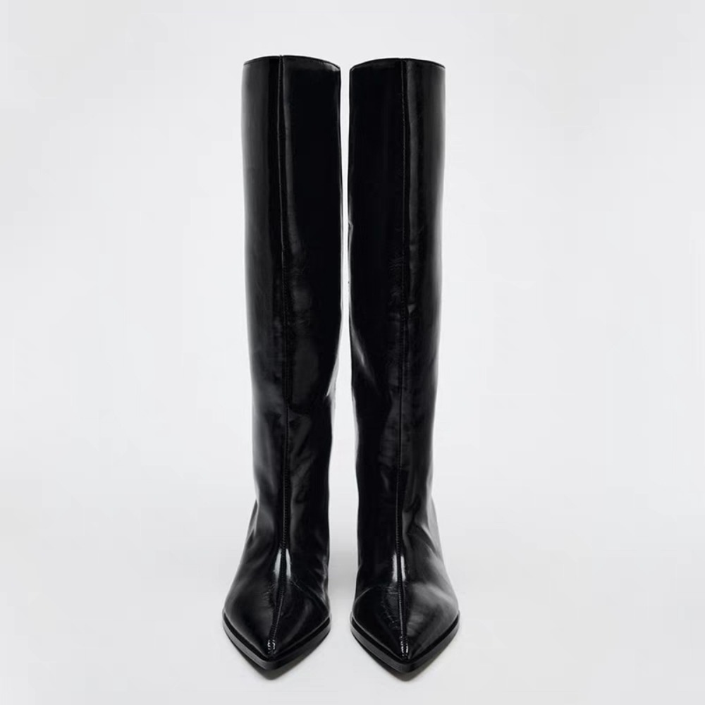 2026 Wide Boot Tube Pointed To - Wide Fit Heels recensie en prijs