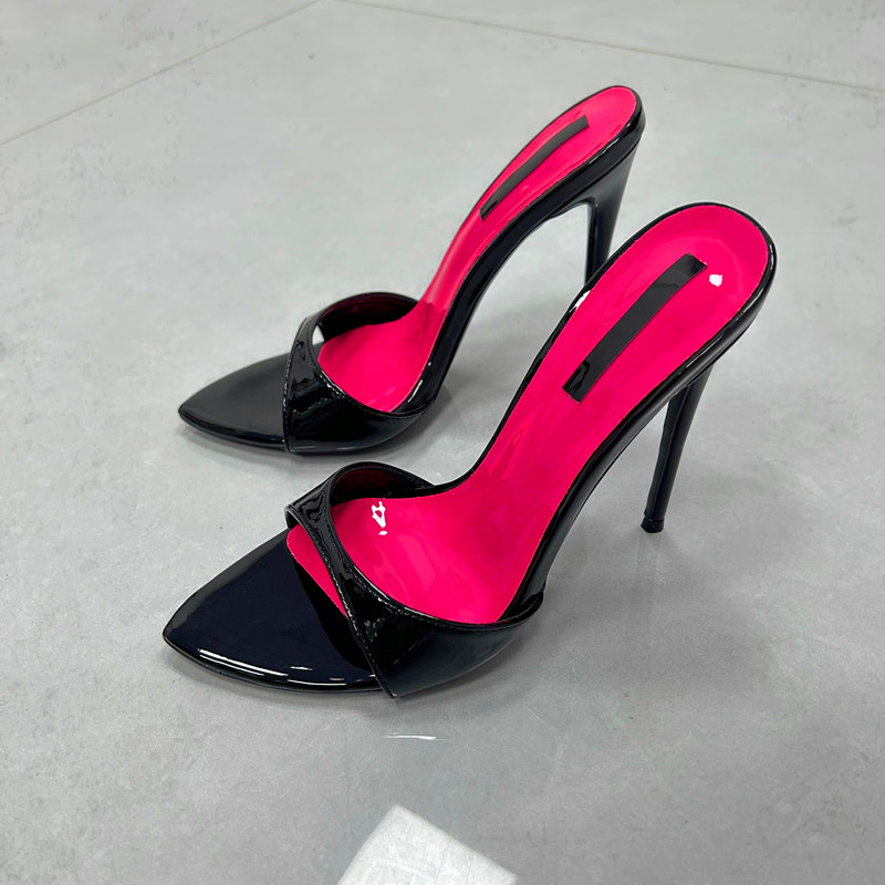 Woman Stilettos 12cm Slipper S - Patent Leather Pump recensie en prijs
