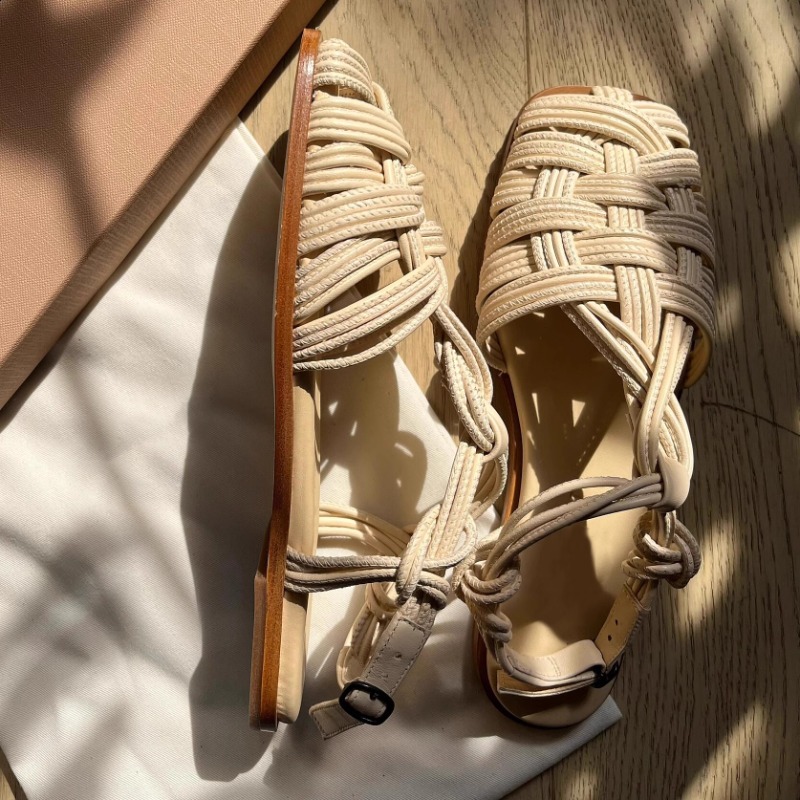 Vintage Hand-woven Flat-bottom - Women'S Shoes Hands Free recensie en prijs